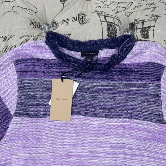 Halogen Stripe Rib Sweater - Picture 3 of 9